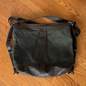 Rough & tumble xl vintage hoop hobo